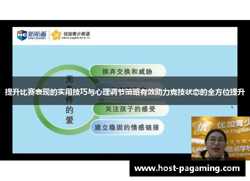 提升比赛表现的实用技巧与心理调节策略有效助力竞技状态的全方位提升